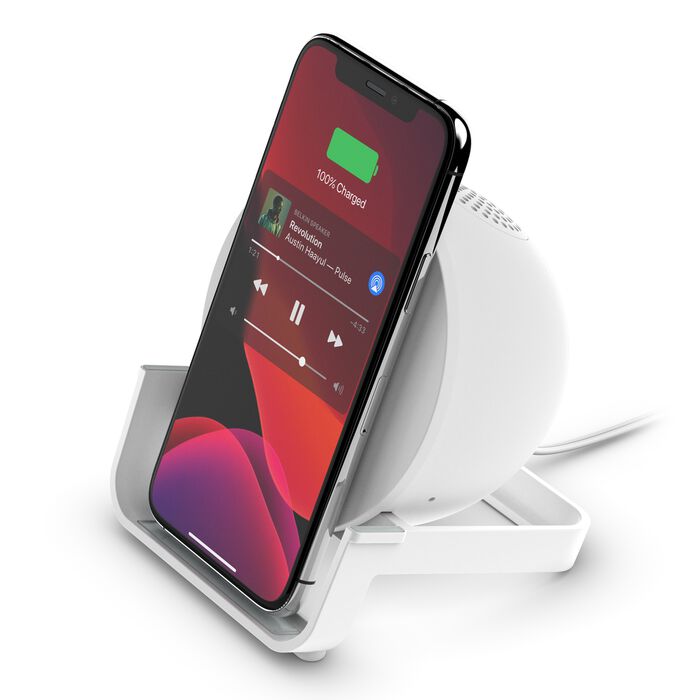 Belkin BoostCharge 10W Wireless Charging Stand With Bluetooth Speaker