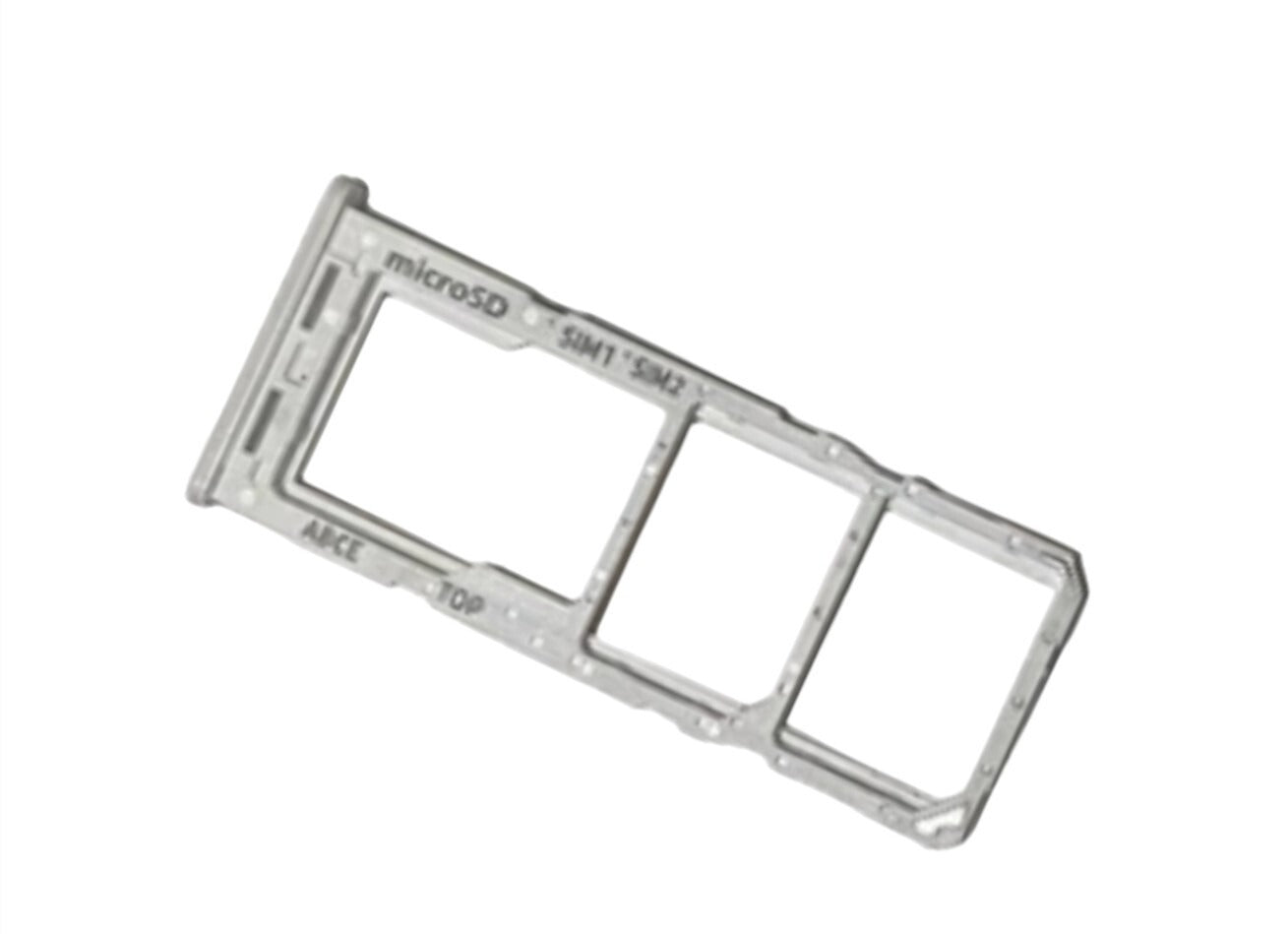White SIM Holder for Samsung Galaxy A23 4G/5G Dual SIM + Micro SD Card