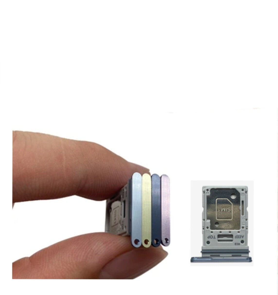 Samsung Galaxy A55 5G SIM Holder for Dual Sim + Micro SD Cards Sim Tray