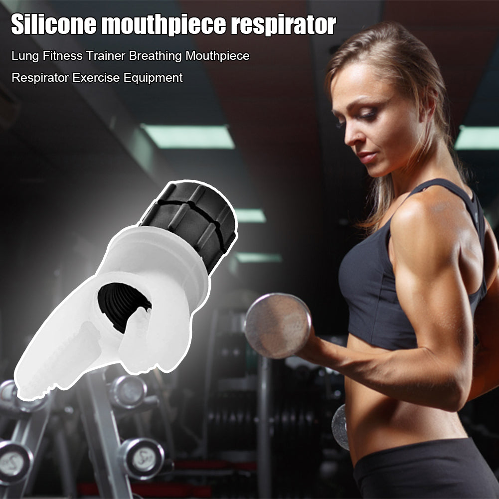 Breathing Trainer Respirator Fitness Equipment Exercise Lung Face Mouthpiece For Household Healthy Care Accessories