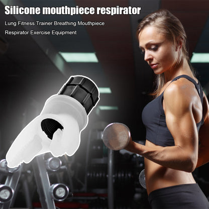 Breathing Trainer Respirator Fitness Equipment Exercise Lung Face Mouthpiece For Household Healthy Care Accessories