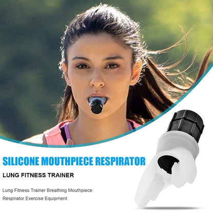 Breathing Trainer Respirator Fitness Equipment Exercise Lung Face Mouthpiece For Household Healthy Care Accessories