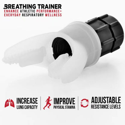 Breathing Trainer Respirator Fitness Equipment Exercise Lung Face Mouthpiece For Household Healthy Care Accessories