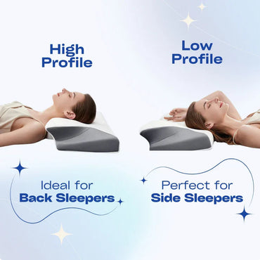 50% Off Ergonomic Support Pillow - Feel Fully Rested