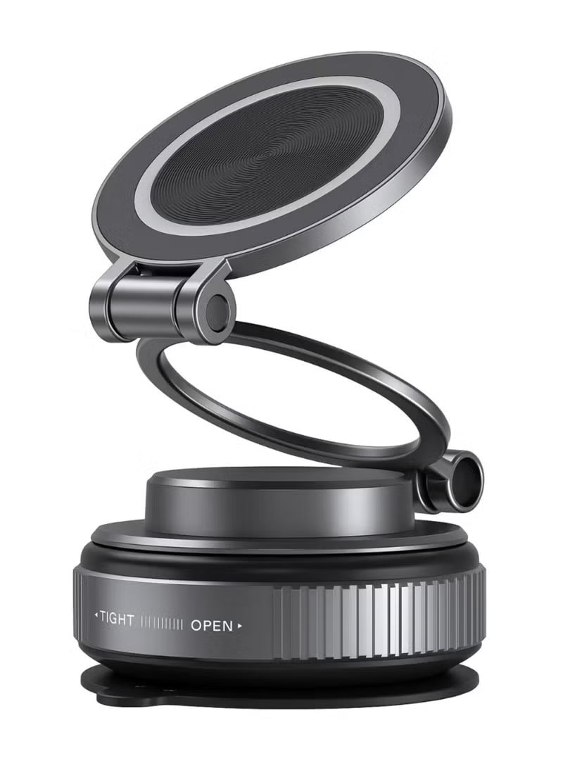 JBQ Vacuum Lock Phone Mount Foldable 360° Rotating Car Holder for Dashboard