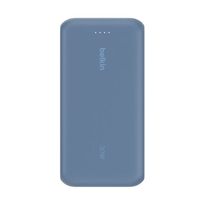Belkin 20000 mAh Portable Charger, Power Bank with Integrated Cable 20K PD 30W
