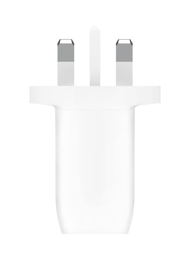 Belkin BoostCharge Dual USB-C Plug with PPS 60W Compatible w/USB-C to Lightning Cable &amp; USB-C to USB-C