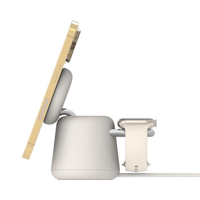 Belkin BoostCharge Pro 2-in-1 Wireless Charging Dock with MagSafe 15W Fast Charge