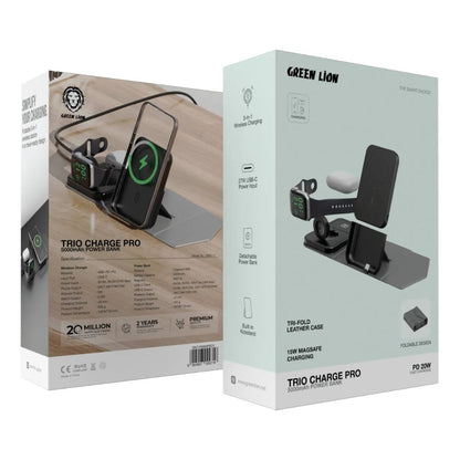 Green Lion Trio Charge Pro 5000mAh Power Bank PD 20W