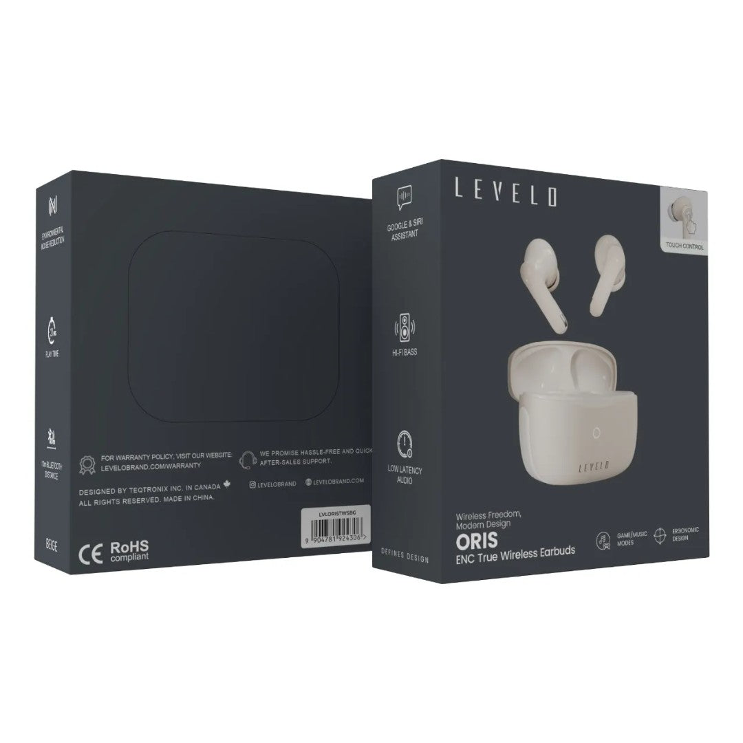 Levelo Oris ENC True Wireless Earbuds