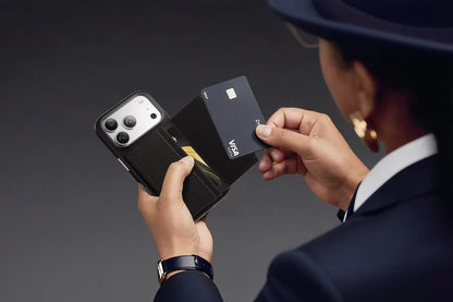 Levelo Vertex PU Leather Wallet Case for iPhone 17 Pro Max / Pro