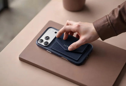 Levelo Vertex PU Leather Wallet Case for iPhone 17 Pro Max / Pro