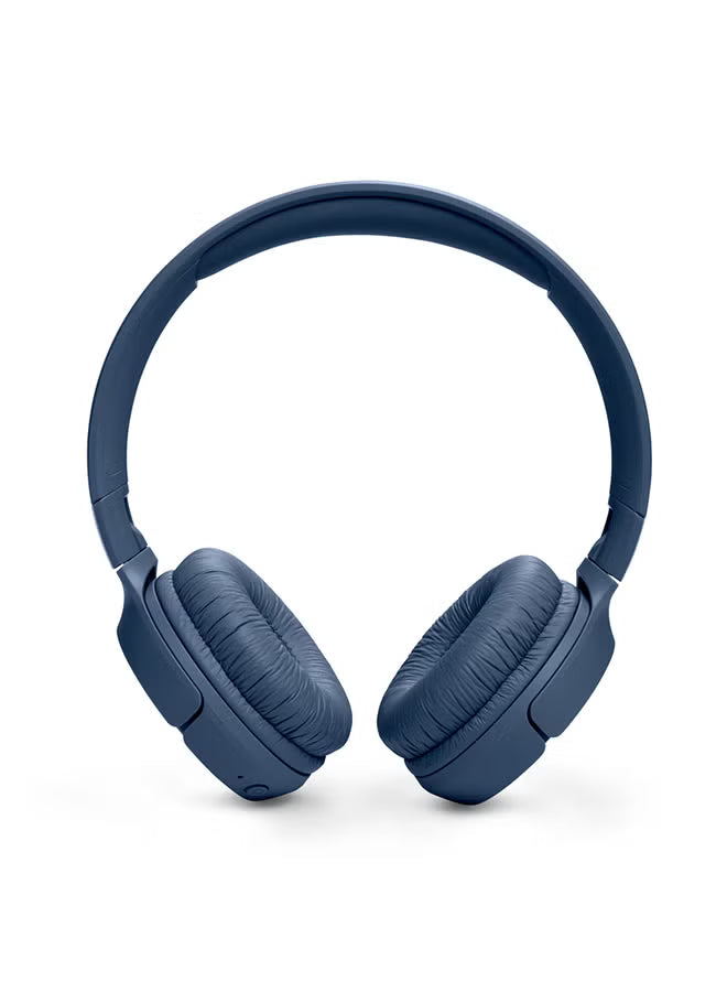 JBL Tune 520Bt Wireless On Ear Headphones Pure Bass Sound 57H Battery