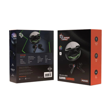 Porodo Ultra Low-Latency Gaming Earbuds | ENC & RGB Lights