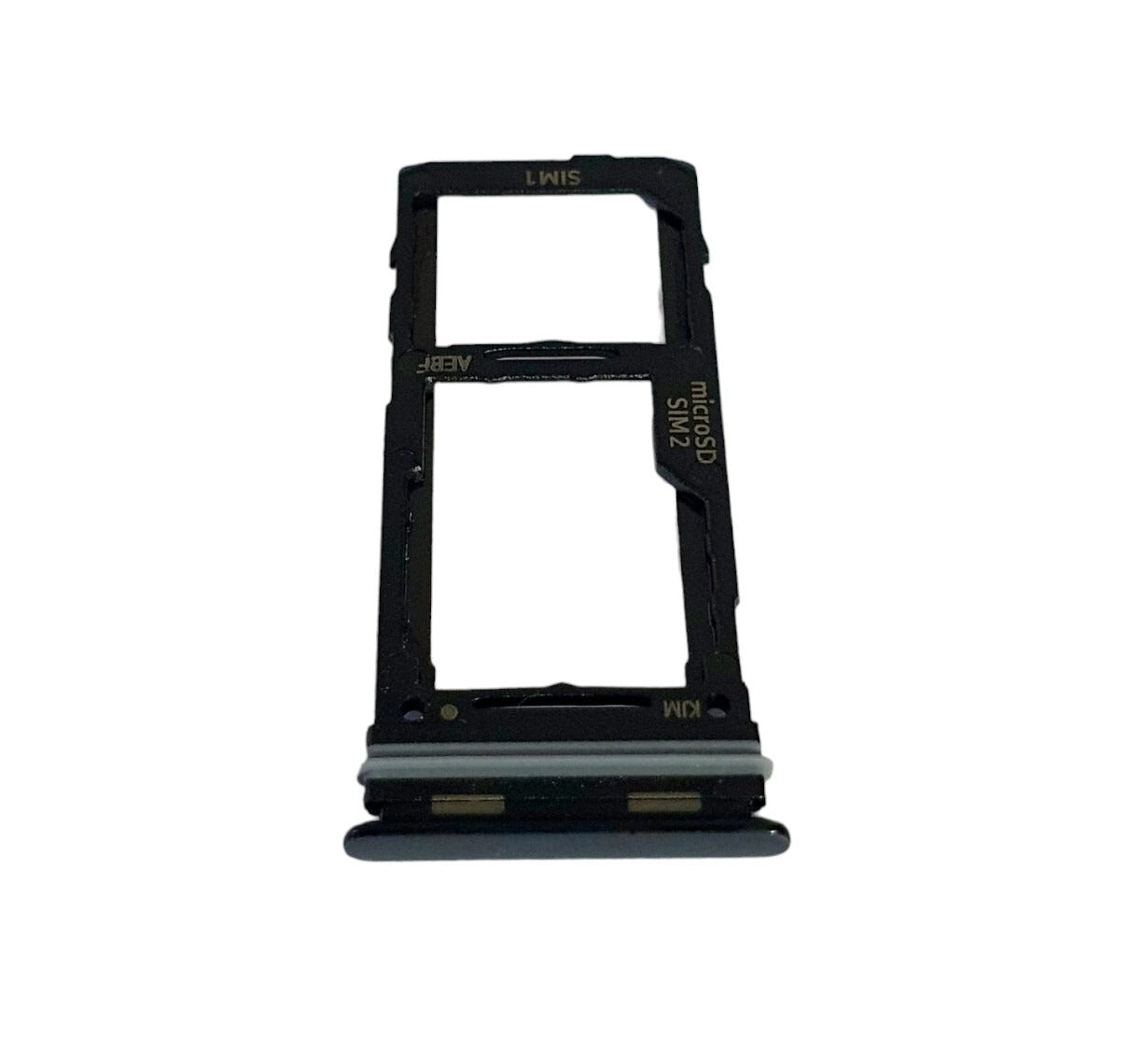 Dual SIM tray/SD card holder for Samsung Galaxy A52/A52s slot frame, black