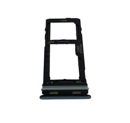 Dual SIM tray/SD card holder for Samsung Galaxy A52/A52s slot frame, black