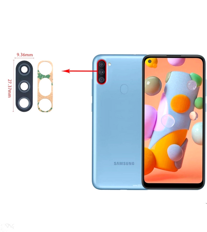 Samsung Galaxy A11 SM-A115F Camera Lens Glass with Adhesive - New