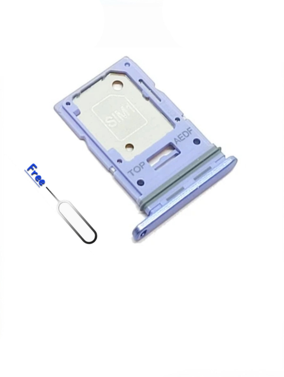 Purple SIM Holder for Samsung Galaxy A54 Dual SIM + Micro SD Card Holder