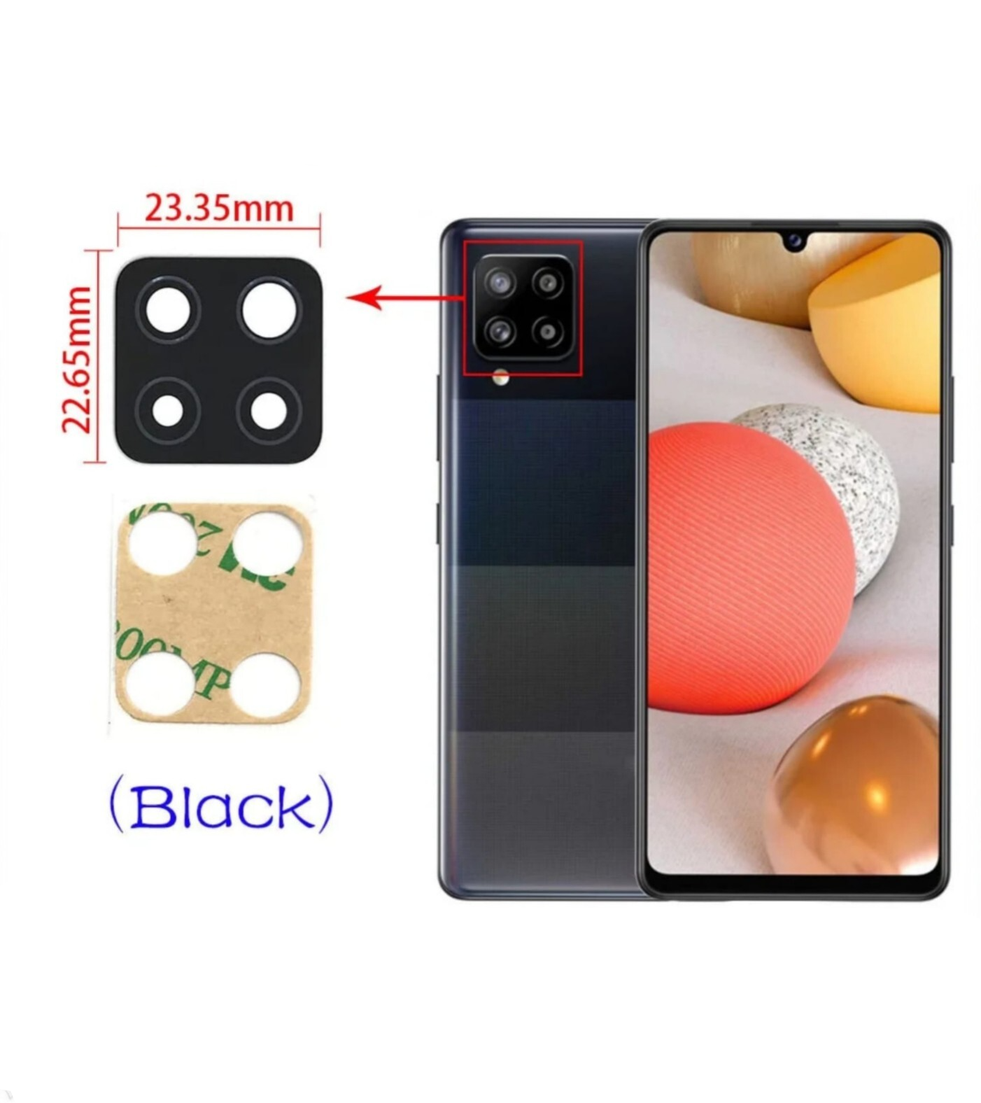 Samsung Galaxy A42 5G Camera Lens Glass + Adhesive