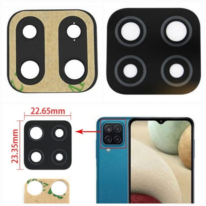 Samsung Galaxy A12 SM-A125F Camera Lens Glass with Adhesive (New)