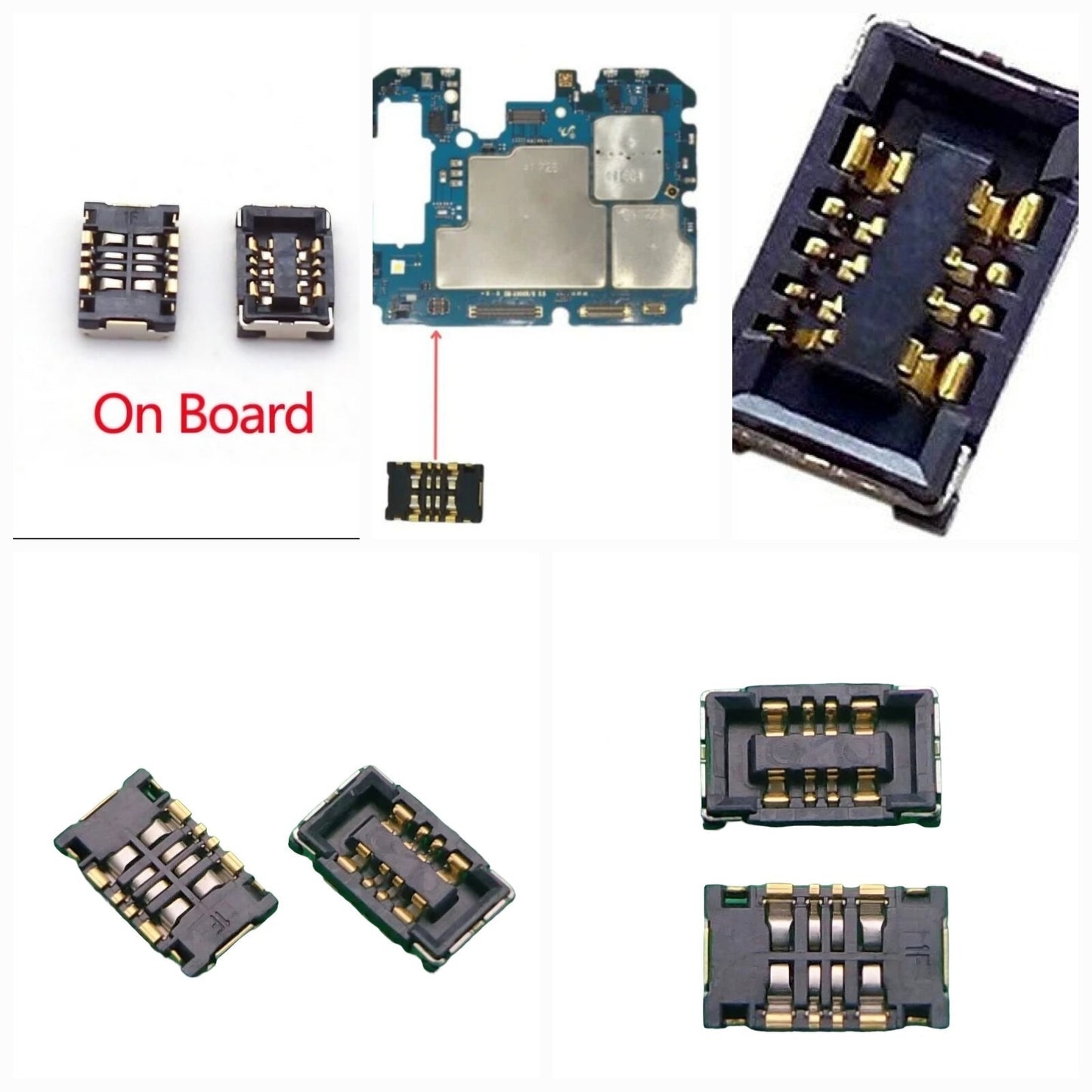 8-pin FPC BTB connector for Samsung A51 SM-A515F battery connector, new, top quality