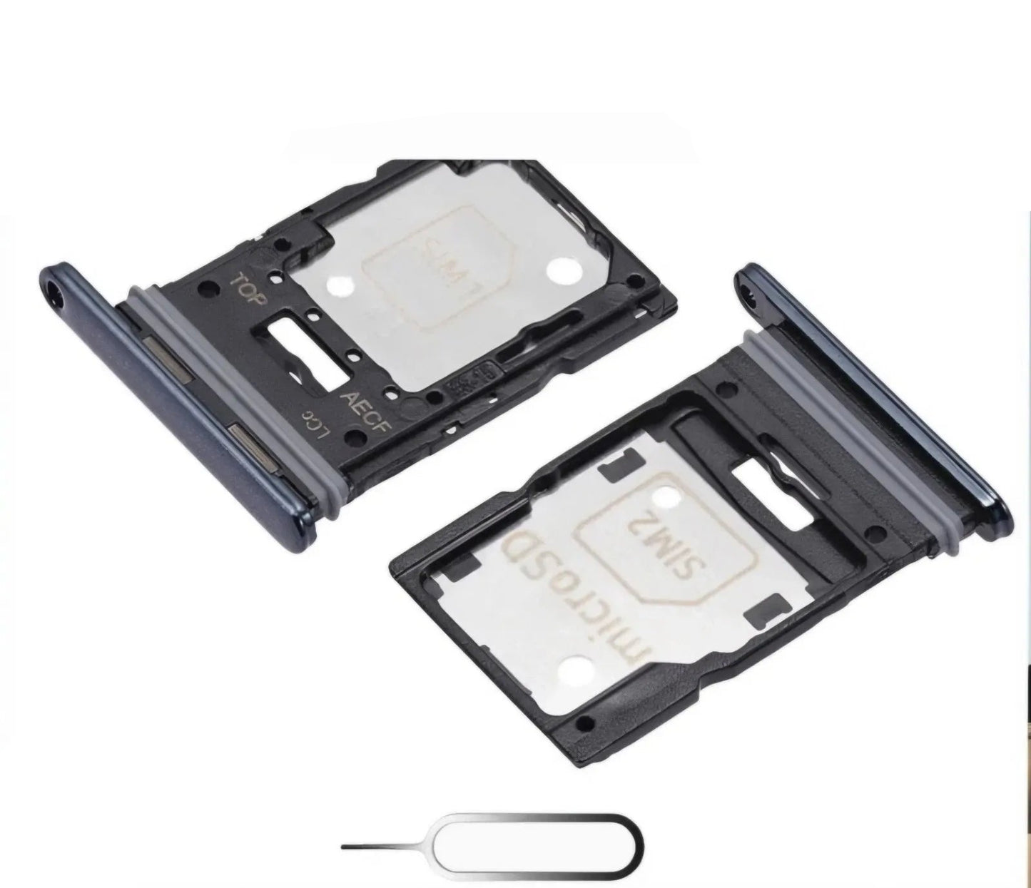 SIM Holder Black for Samsung Galaxy A54 Dual SIM + Micro SD Card Holder