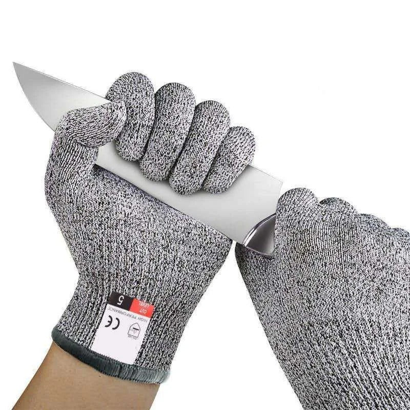 Anti-Cut Resistant Gloves – Level 5 Food-Grade Safety Gloves for Kitchen, Gardening & Industrial Use